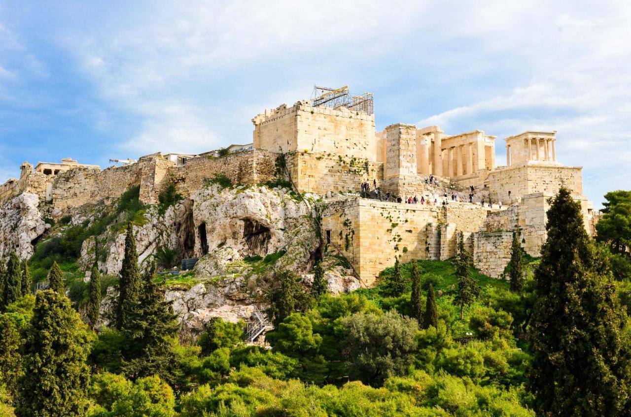 Athens Stylish Next To Acropolis, Metro Stop Fix Buitenkant foto